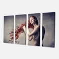thumbnail image 2 of Design Art - des Cheveux Roux aux Feuilles, 2 of 3