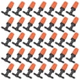 thumbnail image 1 of 100Pack Emisores de Riego para Jardín, Aspersores Micro de 3 Vías para Sistema de Riego de Jardín [Naranja], 1 of 1