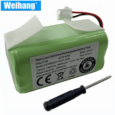 New Battery for Ecovacs Deebot N79S N79W DN622 601 661 Eufy RoboVac 11s  12 15T 15C 25C 30 30C Max 35C