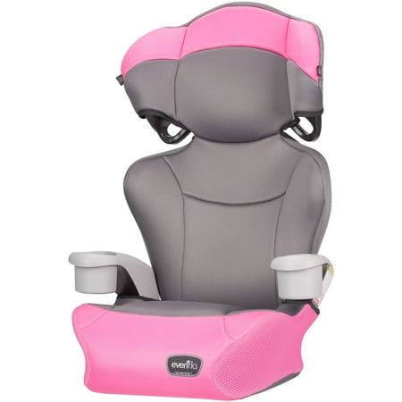 Evenflo Big Kid High Back Booster Car Seat, Pink (Best Car Seats For Lower Back Pain)