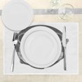 thumbnail image 3 of Ambesonne Sloth Place Mats Set of 4, Biker Hipster Animal, Standard Size, Grey Black, 3 of 6