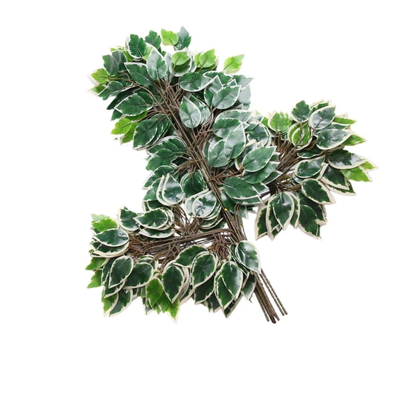 Artificial Greenery Stems for Home Decor, Fake Plant Branches with Realistic Leaves for DIY Floral Arrangements, Vase Fillers, Wedding Centerpieces, and Office Decoration, 12 Pack