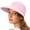 Light Pink, variant on Women's Packable Wide Brim Visor Sun Hat Lightweight Summer Outdoor Cap