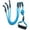 blue, variant on 3 Way Dog Leash No Tangle,Detachable 360° Swivel Device,Multiple Dog Leash with Padded Handle,for Walking and Training Three Dog Leash - blue