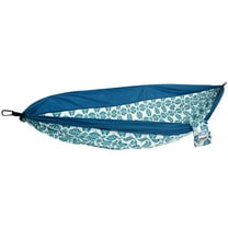 Equip Lightweight Nylon Travel Hammock, 1 Person Blue Indigo Ink Dot, Open Size 116" L x 59" W