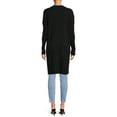 thumbnail image 3 of Dreamers by Debut Womens Duster Cardigan Long Sleeve Sweater, 3 of 5
