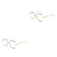 thumbnail image 4 of Sonducket Gafas de lectura, gafas de lectura, lentes antiazules, luz azul de gran tamaño, suministros de oficina, diseño elegante de ordenador, Tipo 2 2piezas, 4 of 6