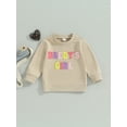 thumbnail image 2 of Bagilaanoe Toddler Baby Girl Casual Sweatshirt Long Sleeve Letter Print Pullover 6M 12M 18M 24M 3T 4T Kids Fall Loose Tee Tops, 2 of 7