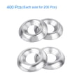 thumbnail image 3 of 400Pack 304 Stainless Steel Cup Washer Countersunk, #6/#8 Countersunk Finish Washers for Screw Bolt, 3 of 6