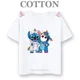 thumbnail image 3 of Camiseta de algodón para niños, camisetas de Disney Stitch y Mickey Mouse para niños, camisetas de verano a la moda, cuello redondo, camiseta informal de manga corta, 3 of 5
