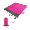thumbnail image 2 of Estera impermeable para exteriores Sonducket rosa roja para acampar Picnic, 2 of 6