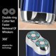thumbnail image 4 of Afeitadora eléctrica Senduzll Mini Pocket Dual Head para Hombre Azul, 4 of 8
