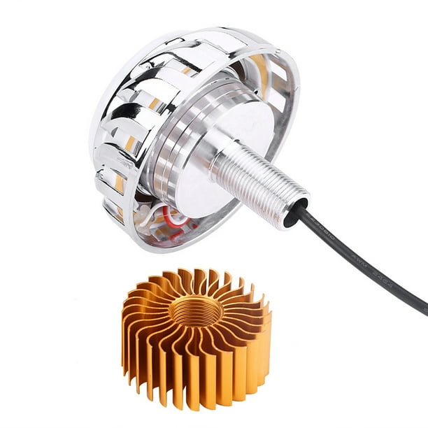 Proyector de faros delanteros para motocicleta, proyector de faros LED para motocicleta, luz tipo ojos de ángel, faros LED para motocicleta, rendimiento de primer nivel