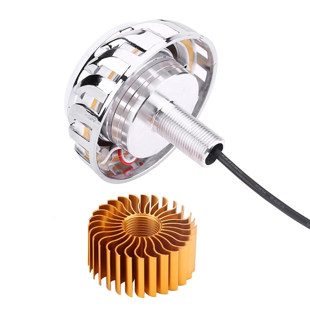 Proyector de faros delanteros para motocicleta, proyector de faros LED para motocicleta, luz tipo ojos de ángel, faros LED para motocicleta, rendimiento de primer nivel