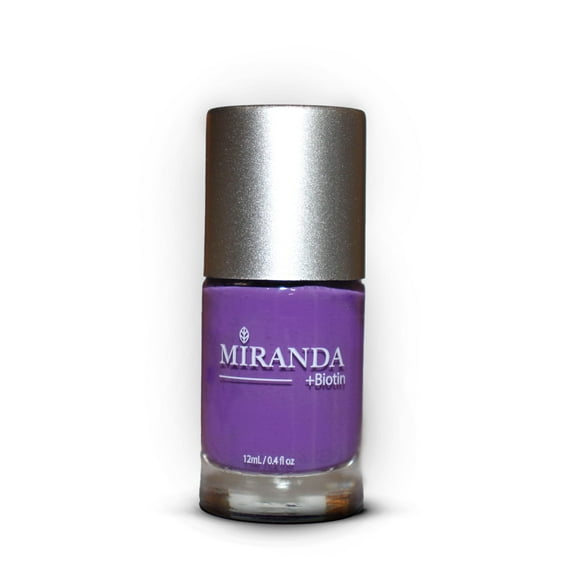 Miranda Beauty: Superfood-Infused Vegan Nail Polish for Healthy, Beautiful Nails, 21-free, Biotin-infused, Cruelty Free - IRIS - 0.40 fl oz