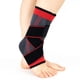 thumbnail image 1 of Protección de tobillo deportiva de nailon para hombres y mujeres, soporte de tobillo fijo, elástico de cuatro lados, cálido y transpirable, 1 of 4