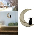 thumbnail image 4 of Lindo gato luna colgante hogar jardín decoración colgante adornos sala de estar bebé blanco, 4 of 9
