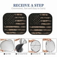 thumbnail image 7 of Uemuo American Flag with Desert Camouflage Printed 2 PCS Car Windshield Sun Shade, Auto Sun Heat and UV Rays Blocker, Foldable Automotive Front Window Sunshade Protector, 7 of 7