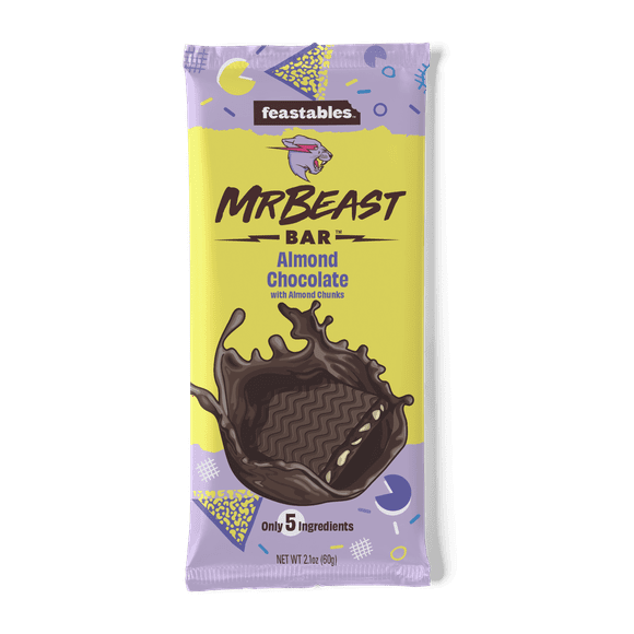 Feastables MrBeast Chocolate Bars and Cookies