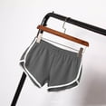 thumbnail image 2 of Ahuyic Womens Short Pants Summer Plus Size Pants for Women,Women’s Elastic Waist Solid Casual Outing Shorts Pants,Gray,XXXL, 2 of 5