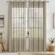 thumbnail image 1 of CaiYueKe Semi Sheer Curtains with Silver Embossed Pattern Modern Window Treatments for Living Room Bedroom Polyester Grommet Top Blackout Drapes Home Decor, 1 of 7