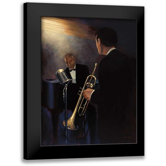 Sullivan, Myles 12x14 Black Modern Framed Museum Art Print Titled - Rhythm Section
