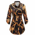 thumbnail image 2 of Gibobby Vestido casual de punto para mujer Mini vestido con estampado de mujer, vestido largo de manga larga con , camisa informal, vestido de mujer para muje(Negro,CH), 2 of 5