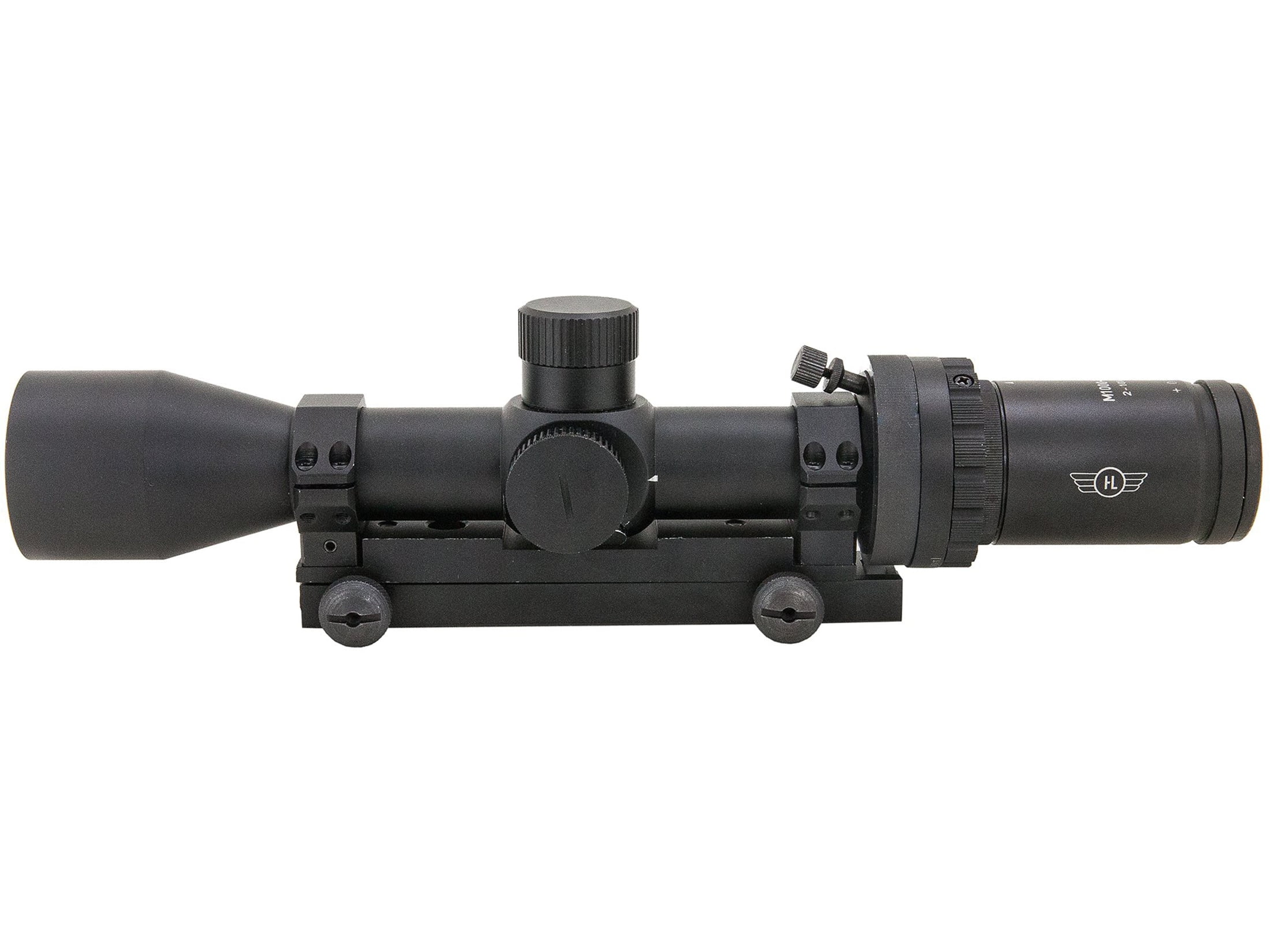 Hi-Lux Optics Automatic Ranging Trajectory  2-10x42mm LPVO Rifle Scope, 30mm Tube, HR1 MOA Reticle, Green Illumination, Matte Black