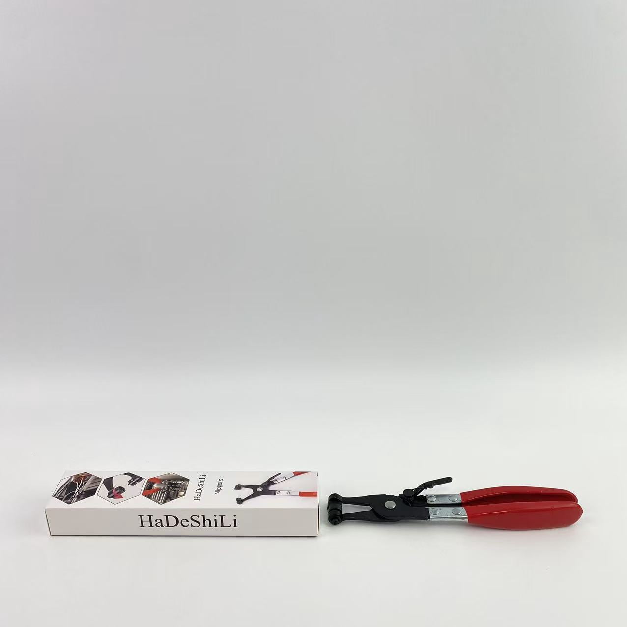 HaDeShiLi Nippers,Hose Clamp Plier Repair Tool with Swivel Clamp Pliers with Locking Device Swivel Flat Band