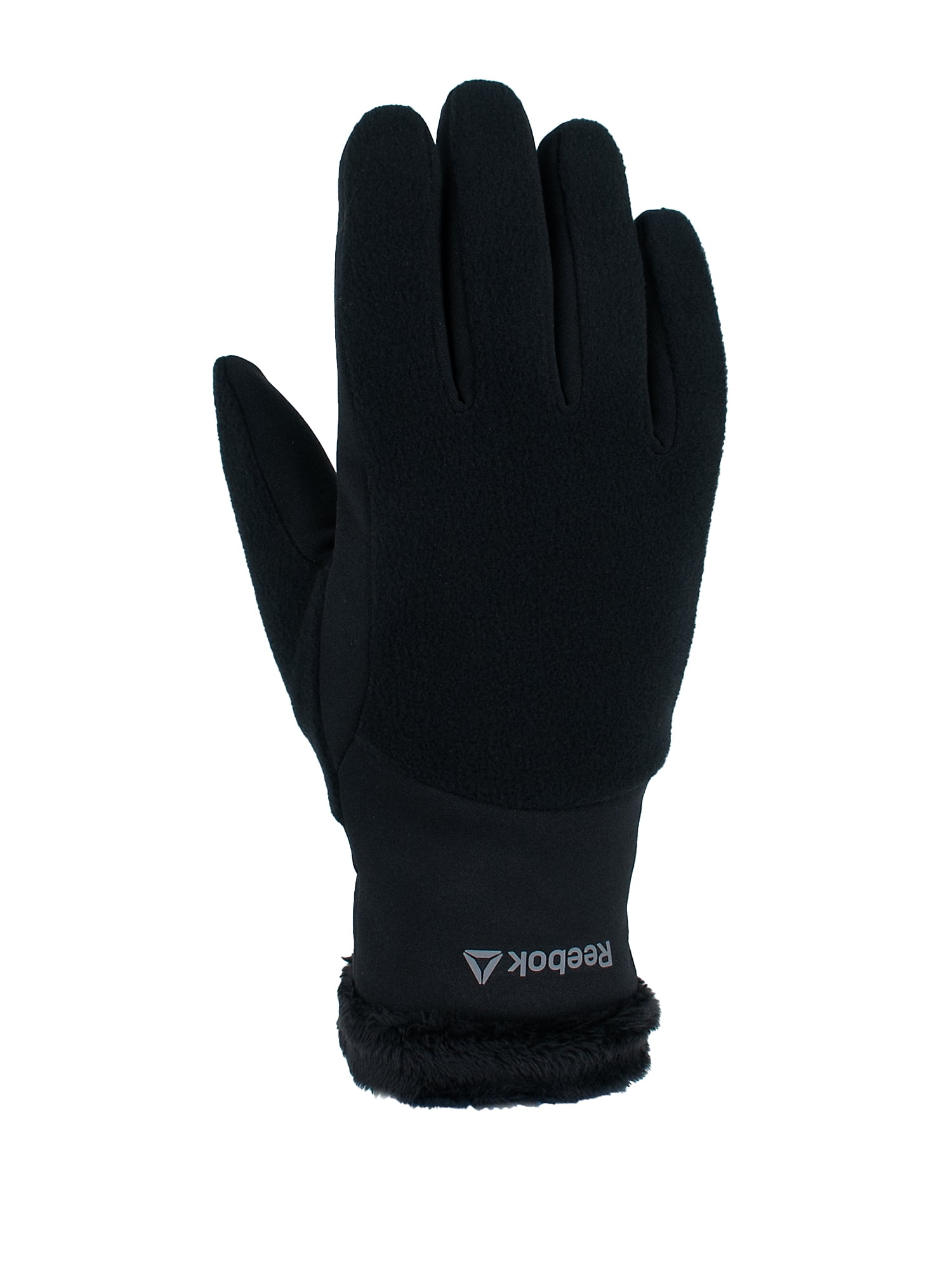 Spyder Leather Palm Stretchable Gloves, Black - Size Small