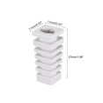 thumbnail image 3 of Unique Bargains Bottes de Soulagement des Tensions 27mm Protecteur de Cordon en PVC pour 2 Câbles Électriques AWG Blanc 10 Pcs, 3 of 3