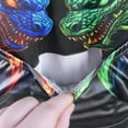 thumbnail image 5 of joogoo Cool Dragon Heads Pattern Men's Cycling Jerseys Mountain Bike Short Sleeve Tops M, 5 of 7