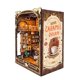 thumbnail image 1 of Kit de casa de muñecas Book Nook DIY IBOHEYE Caramel Dreams con luz, 1 of 9