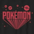 thumbnail image 2 of Boy's Pokemon 3D Retro Title  Graphic Tee Black X Small, 2 of 5