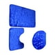 thumbnail image 1 of Naiovety Alfombra de baño y cómoda para una experiencia de baño acogedora, buen juego de alfombrillas de baño absorbentes de agua Juegos de accesorios de baño azul, 1 of 6