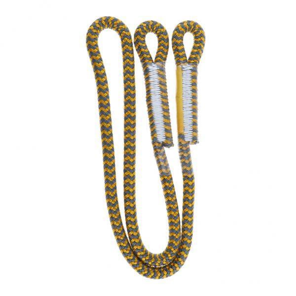 2x Equipo de escalada de cuerda Prusik Sharpla de 25KN 8 mm para rapel espeleología 80 cm / 100 cm