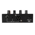 thumbnail image 2 of Microphone Preamp Mic Gain Booster 48V Power Supply Mic Pre Amp for Dynamic Condenser XLR 3.5mm 6.35mm Inputs Outputs With XLR Cable, 2 of 4