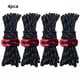 thumbnail image 3 of Eigraketly Cuerda de tienda de 4 piezas, alambre de senderismo, suministros de Camping, accesorio de bricolaje, equipo de escalada multifuncional carpas Negro, 3 of 6