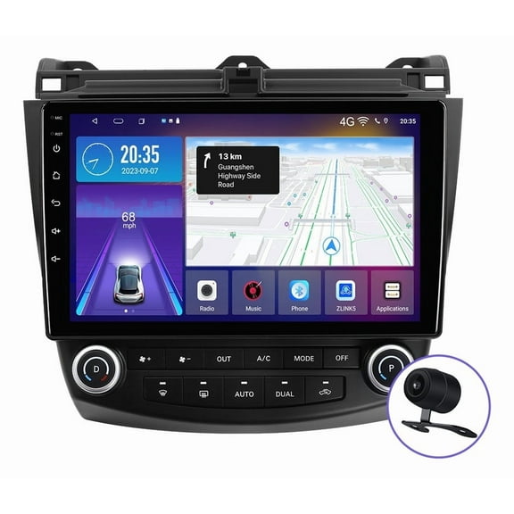 Torovo Car Radio 4 64gb Stereo for Honda Accord 2003-2007 Qled Carplay Gps