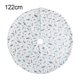 thumbnail image 1 of Falda de árbol Navidad debajo de la alfombra de pie de árbol Manta blanca de plumas para decoración de fiestas, colorida, 122cm Advancent HA008201-06, 1 of 7