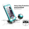 thumbnail image 3 of Allytech Waterproof Case, iPhone SE 2nd Gen Case Waterproof, IP68 Waterproof Build-in Screen Protector Full Protection Case Cover for Apple iPhone SE 2020, Blue, 3 of 7