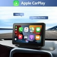 thumbnail image 3 of 7 Inch Wireless Apple Carplay Android Auto Portable Car Stereo Radio Dash Mount Car Play Adapter Full HD Touch Screen, 3 of 7