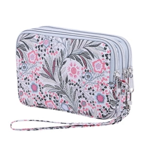 HAWEE Phone Wristlet Purse, Triple Zippered Water-Resistant