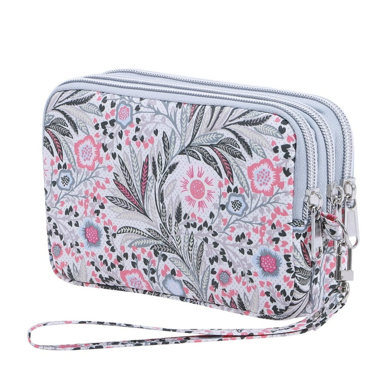 HAWEE Phone Wristlet Purse, Triple Zippered Water-Resistant photo 1