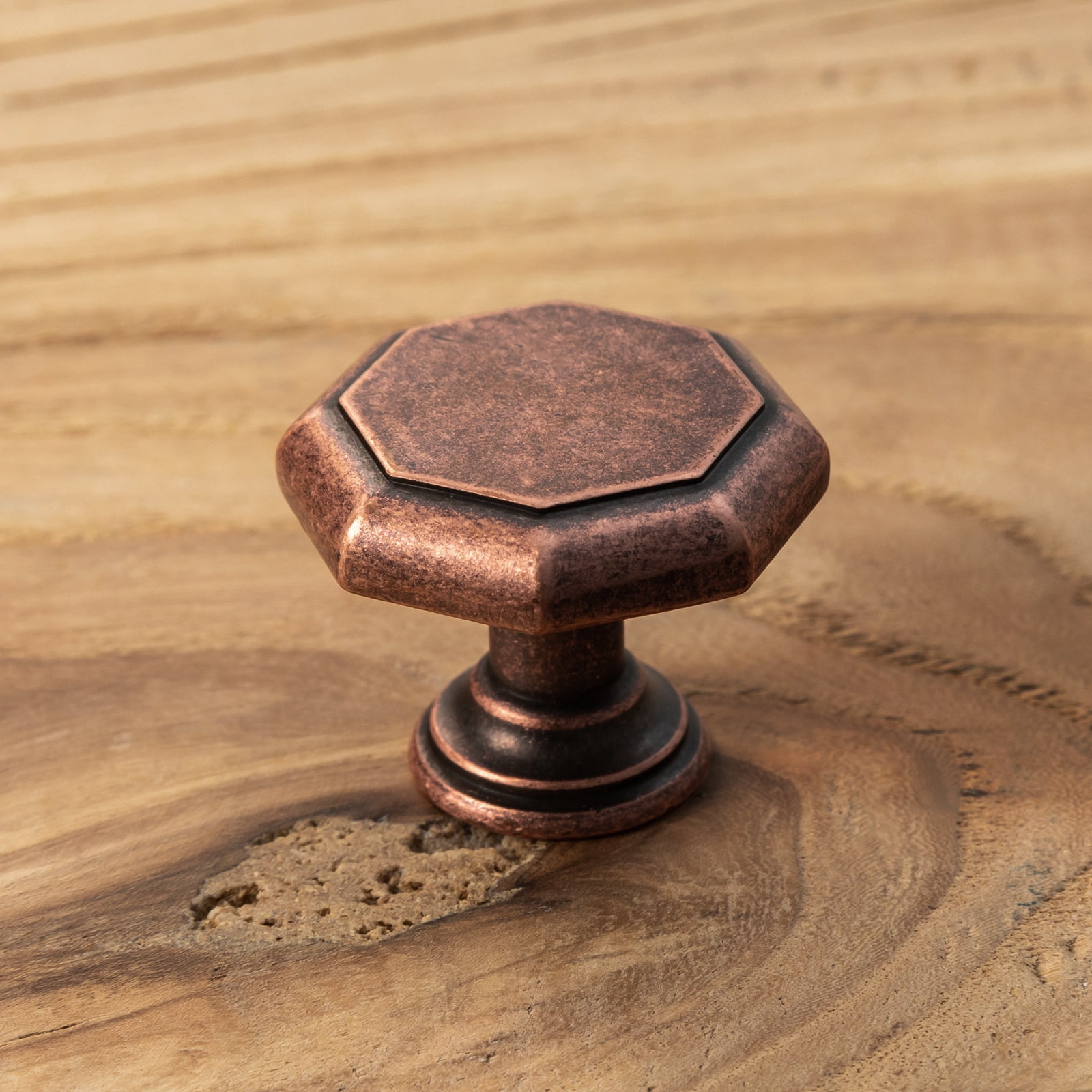 Goo-Ki 12 Pack Antique Copper Cabinet Drawer Knobs, Zinc Alloy Cabinet Handles Hardware for Dresser,Wardrobe,Cupboard (2057)