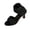 Womens Sandal - Black, variant on Heels for Women Open Toe Knit Stretch Ankle Bootie Sandals Elegant Slip On Spool Low Heel Dressy Shoes for Evening Party Wedding Guest Dance Banquet