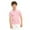 Pink-04, variant on STETMN Short Sleeve T-shirt for Kids Casual Uniform Button Golf Tees Basic Solid Tops for Boys Girls
