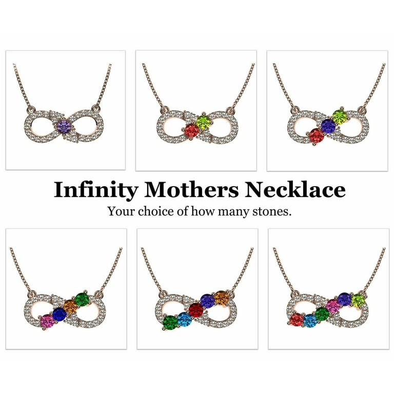 4 stone 2024 mothers necklace