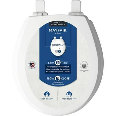 Mayfair Kendall Round Enameled Wood Toilet Seat