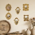 thumbnail image 5 of Vintage Picture Frames - Small Gold Frames With Hollow Out Edges, Antique Photo Frames For Wall Hanging, Table Display, Diy Jewelry - Suitable For Bedrooms, Offices, Study Areas,, 5 of 6